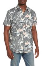 Men's Rip Curl Island Time Tropical Print Shirt - Black