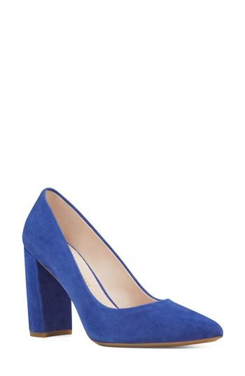 Women's Nine West Astoria Pump .5 M - Blue