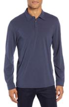 Men's Zachary Prell Benton Long Sleeve Polo, Size - Blue