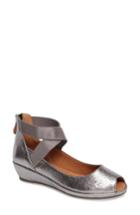 Women's Gentle Souls Lisa Wedge Pump .5 M - Metallic