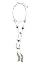 Women's Topshop Ladder Charm Necklace