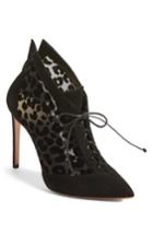 Women's Francesco Russo Lace-up Bootie .5us / 36.5eu - Black