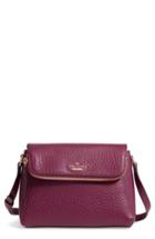 Kate Spade New York Carter Street - Berrin Leather Crossbody Bag - Purple