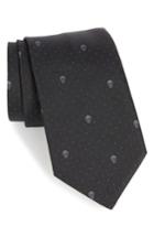 Men's John Varvatos Star Usa Skull Dot Silk Tie, Size - Black