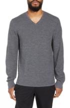 Men's Calibrate V-neck Wool Blend Sweater - Grey