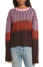Women's Opening Ceremony Dip Dye Stripe Crewneck Sweater