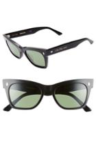 Women's Celine 51mm Smart Fit Sunglasses - Shiny Black/ Green