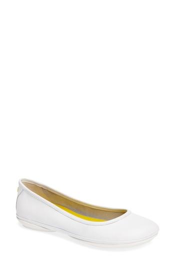 Women's Camper Right Nina Ballet Flat Us / 40eu - White
