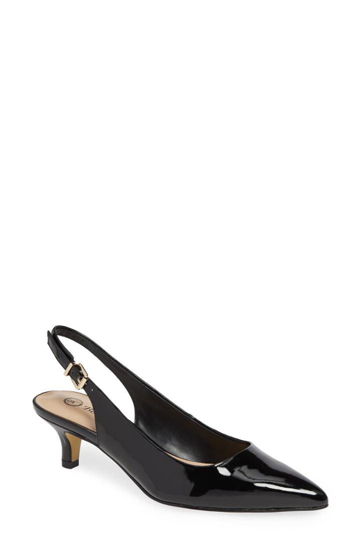 Women's Bella Vita Scarlette Slingback Pump W - Black