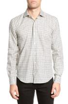Men's Culturata Square Print Sport Shirt, Size - White