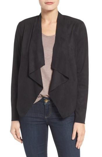 Women's Kut From The Kloth Tayanita Faux Suede Jacket - Black