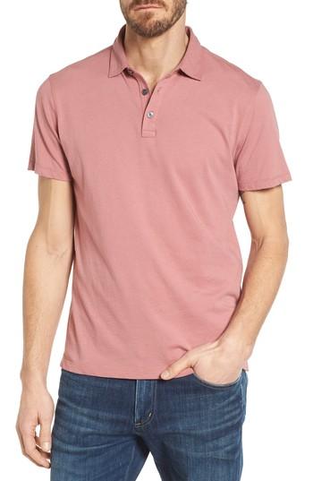 Men's Robert Barakett Brunswick Jersey Polo - Coral