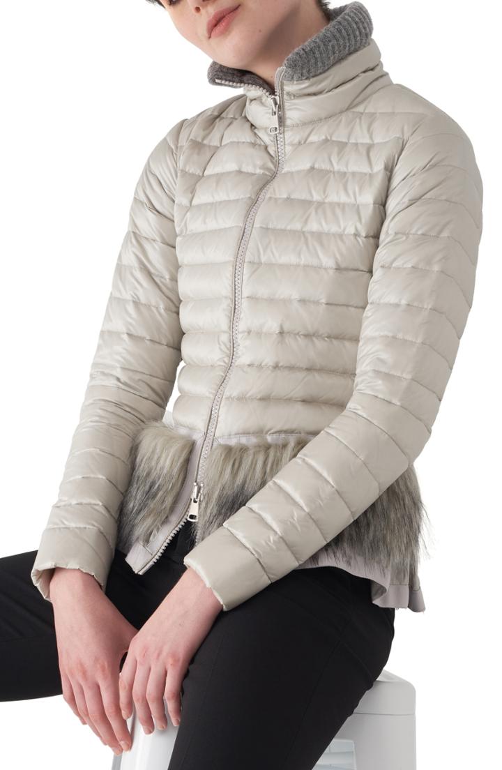 Women's Levi's Fleece Hood Oversized Faux Leather Moto Jacket - Black