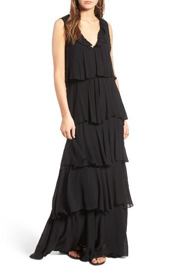 Women's Rachel Antonoff Aura Ruffle Maxi Dress