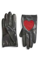 Women's Fownes Brothers Heart Leather Gloves