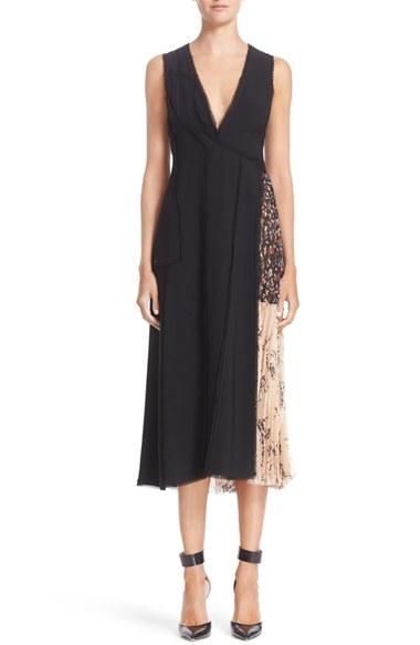 Women's Jason Wu Mixed Media Midi Dress