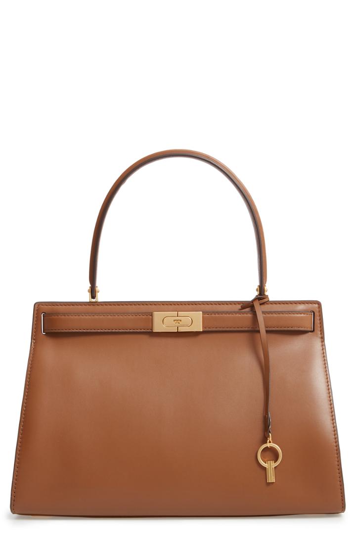 Tory Burch Lee Radziwill Small Leather Satchel -