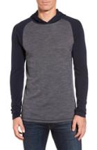 Men's Smartwool Merino 250 Base Layer Pattern Crewneck T-shirt, Size - Blue