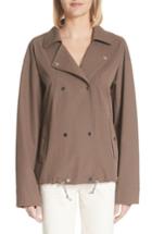 Women's Lafayette 148 New York Maxton Jacket, Size - Brown