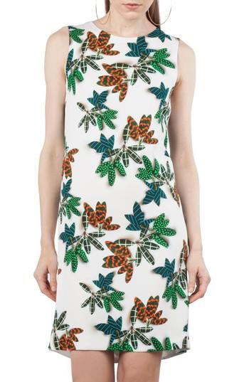 Women's Akris Punto Tropical Print Shift Dress