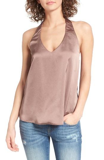 Women's Socialite Satin Halter Top