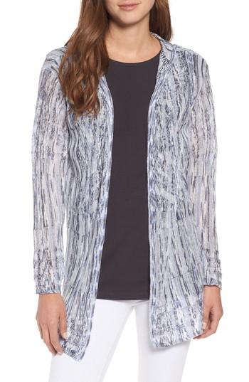 Women's Nic+zoe New Frontier Hooded Cardigan - Blue
