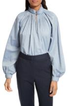 Women's Tibi Edwardian Chambray Top