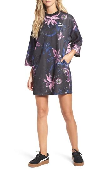Women's Puma Archive No. 1 Logo T-shirt Dress - Black