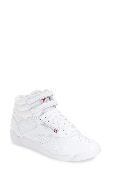 Women's Reebok 'freestyle Hi' Sneaker .5 M - White
