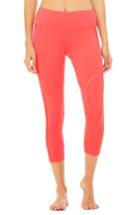 Women's Alo Continuity Capris - Red