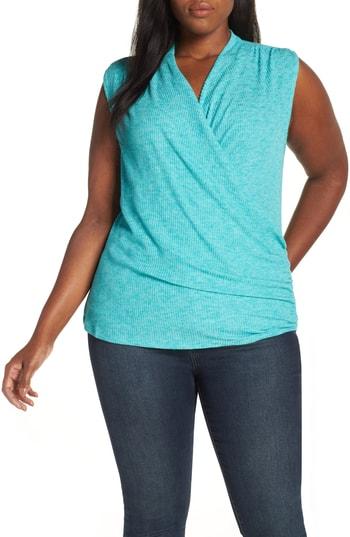 Women's Everleigh Surplus Knit Sleeveless Top, Size - Blue/green