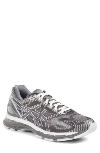 Men's Asics Gel-nimbus 19 Running Shoe Ee - Grey