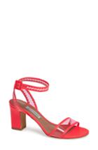 Women's Tabitha Simmons Leticia Clear Ankle Strap Sandal Us / 35eu - Pink