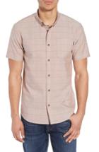 Men's O'neill Gridlock Check Woven Shirt - Red