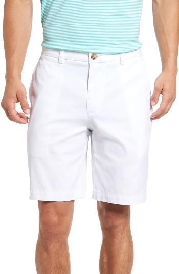Men's Vineyard Vines 9 Inch Stretch Breaker Shorts - White