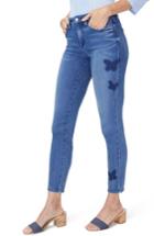Women's Nydj Ami Butterfly Skinny Jeans - Blue
