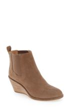 Women's Lucky Brand 'pallet' Wedge Chelsea Boot M - Brown
