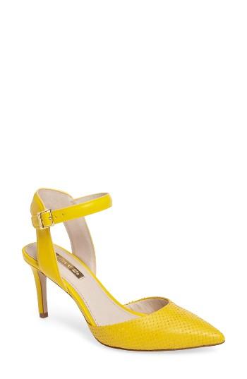 Women's Louise Et Cie Kota Ankle Strap Pump M - Yellow