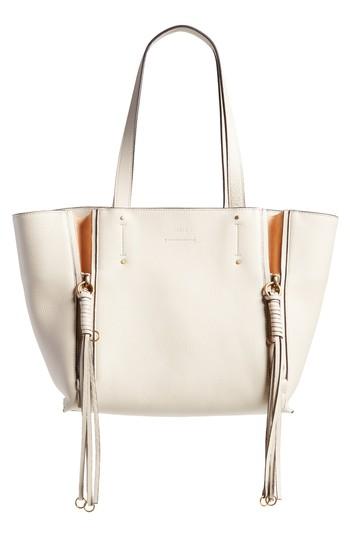 Chloe Small Milo Calfskin Tote - Grey