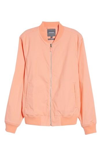 Men's Bonobos Stretch Bomber Jacket, Size - Red