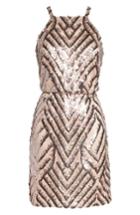 Women's Vince Camuto Sequin Blouson Dress - Pink