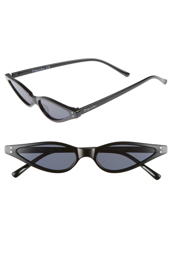 Women's Circus By Sam Edelman 54mm Small Funky Cat Eye Sunglasses -