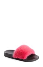 Women's Givenchy Genuine Mink Fur Slide Sandal