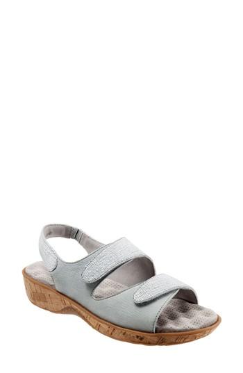 Women's Softwalk 'bolivia' Sandal .5 N - Blue