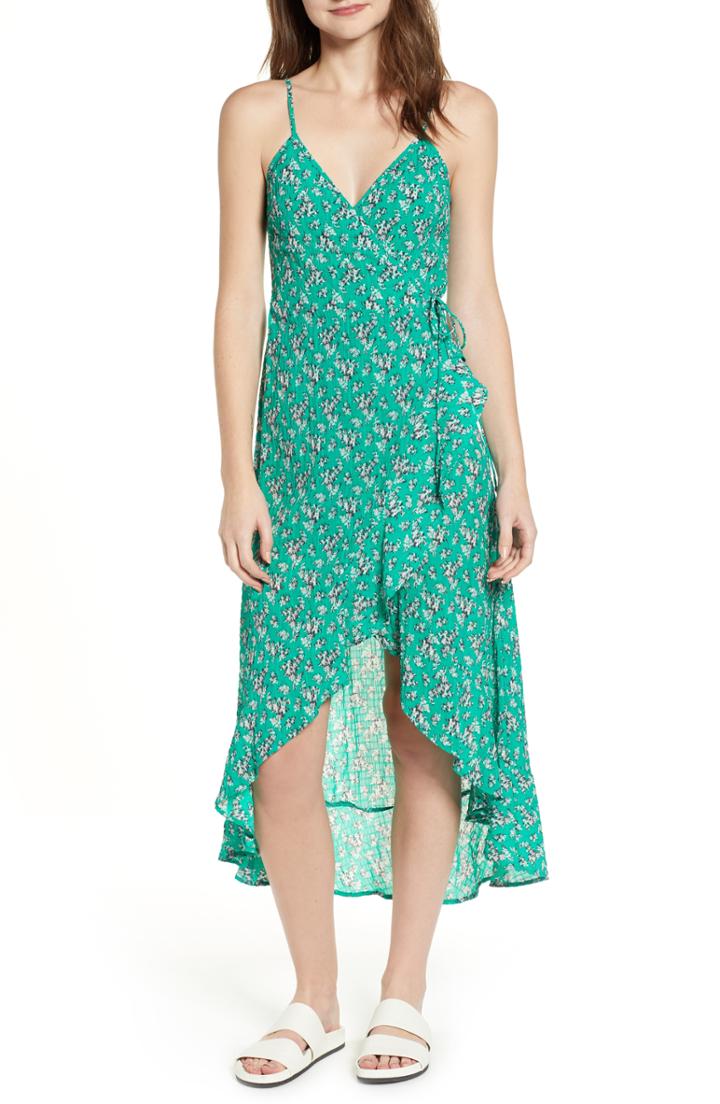 Women's The Fifth Label Adventurer Floral Print High/low Dress - Green
