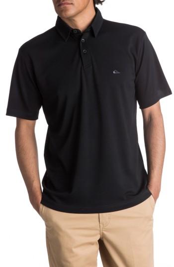 Men's Quiksilver Water Polo2 Pique Polo - Black