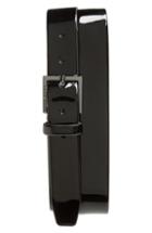 Men's Boss Hugo Boss Cyngo Patent Leather Belt - Black