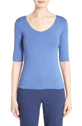 Women's Armani Collezioni Stretch Jersey Top