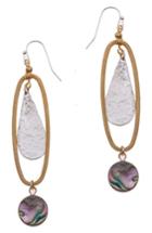 Women's Nakamol Design Oval Abalone Drop Earrings
