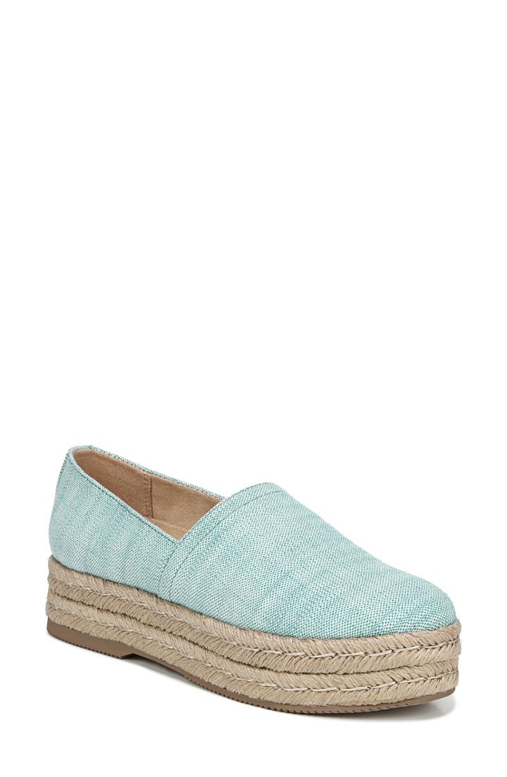 Women's Naturalizer Thea Iii Espadrille Slip-on M - Blue/green